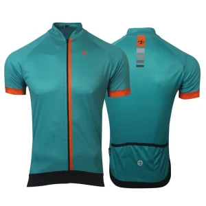 Maglia Ciclismo DEKO Delta Verde/Arancio